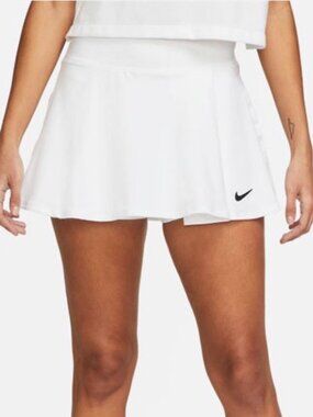 Nike Dri-Fit Youth XL White Tennis Court Skort Athletic Activewear Workout White